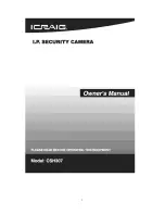 iCraig CSH307 Owner'S Manual preview