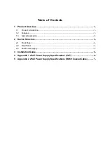 Preview for 3 page of ICRealtime PWR-EPOE-8 User Manual