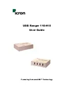 Icron USB Ranger 110 User Manual preview