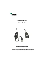 Preview for 1 page of Icron USB Rover 200 User Manual