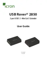 Icron USB Rover 2850 User Manual preview