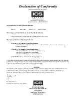 Preview for 20 page of ICS Advent RB-24 Product Manual