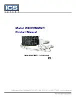 ICS Advent WINCOMM8/C Product Manual preview