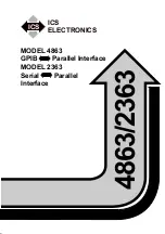 ICS ELECTRONICS 4863 Manual preview