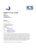 Preview for 1 page of ICS ELECTRONICS NAV6 V3 Series User Manual