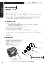 Preview for 34 page of ICS 536-E Operator'S Manual