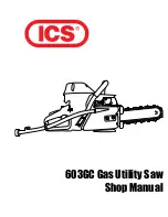 Preview for 1 page of ICS 603GC Shop Manual