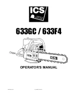 Preview for 1 page of ICS 633F4 Operator'S Manual