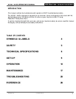 Preview for 2 page of ICS 633F4 Operator'S Manual