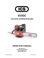 Preview for 1 page of ICS 633GC Operator'S Manual