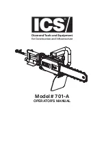 Preview for 1 page of ICS 701A Operator'S Manual