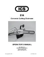 ICS 814 Operator'S Manual preview