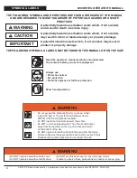 Preview for 4 page of ICS 890 Series Operator'S Manual