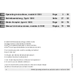 Preview for 2 page of ICS A-1200 Operating Instructions Manual