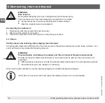 Preview for 18 page of ICS A-1200 Operating Instructions Manual