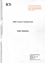 Предварительный просмотр 1 страницы ICS AMT-1 User Manual