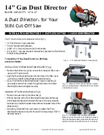 Preview for 1 page of ICS Dust Director Installation Instructions