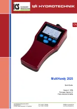 Preview for 1 page of ICS HYDROTECHNIK MultiHandy 2025 Quick Manual