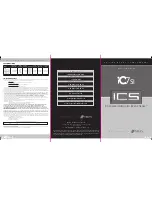 Предварительный просмотр 1 страницы ICS iC7SI Installation Manual