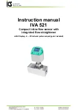 ICS IVA 521 Instruction Manual preview
