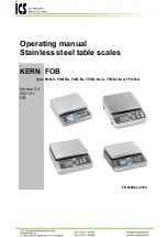 Preview for 1 page of ICS KEN FOB Series Operating Manual