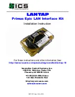 Preview for 1 page of ICS LANTAP Installation Instruction