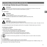 Preview for 29 page of ICS LH-10 Operating Instructions Manual