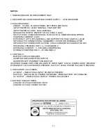 Preview for 13 page of ICS Lifeline M95-600 Series Operating Instructions Manual