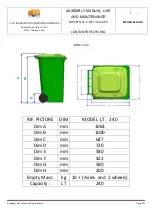 Preview for 10 page of ICS LT 120 Assembly Manual And Use And Care