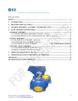 Preview for 3 page of ICS Mill Master ICSHDMMB215 Assembly, Operating, Maintenance And Testing Instructions