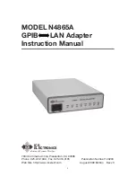 Preview for 2 page of ICS N4865A Instruction Manual