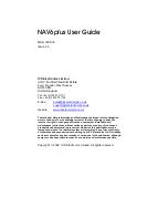 ICS Nav6plus User Manual preview