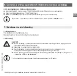 Preview for 21 page of ICS P-3 Series Operating Instructions Manual