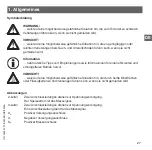 Preview for 27 page of ICS P-3 Series Operating Instructions Manual