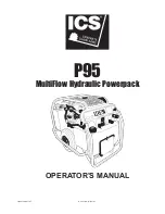Preview for 1 page of ICS P95 Operator'S Manual