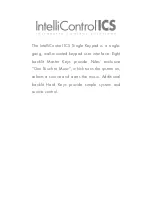 Preview for 2 page of ICS Single Quick Install Manual