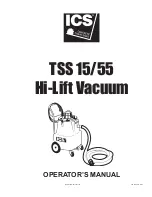 ICS TSS 15 Operator'S Manual preview