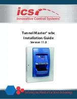 Preview for 1 page of ICS Tunnel Master wbc Installation Manual