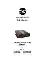 Предварительный просмотр 1 страницы ICT ICT1500-12SW Instruction Manual