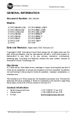 Preview for 5 page of ICT Modular Power Series Instruction Manual