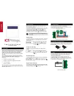 ICT PRT-KLCS Quick Start Manual preview