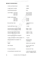 Предварительный просмотр 26 страницы ICT Sine Wave ICT1500-12W Instruction Manual