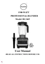 iCucina BL3445 User Manual preview