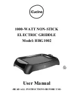 Предварительный просмотр 1 страницы iCucina HRG1002 User Manual