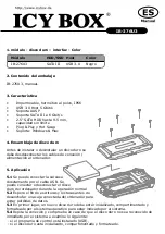 Предварительный просмотр 5 страницы Icy Box 20324 Manual