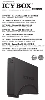 Icy Box 366 Series User Manual preview