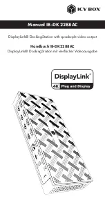 Icy Box DisplayLink IB-DK2288AC Handbuch Manual preview