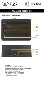 Предварительный просмотр 6 страницы Icy Box IB-1232CL-U3 Manual