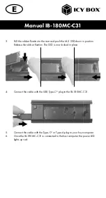 Preview for 9 page of Icy Box IB-180MC-C31 Instruction Manual