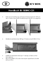 Preview for 14 page of Icy Box IB-180MC-C31 Instruction Manual